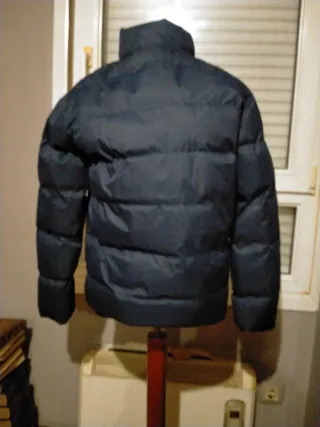 Chamarra acolchada azul marino para hombre