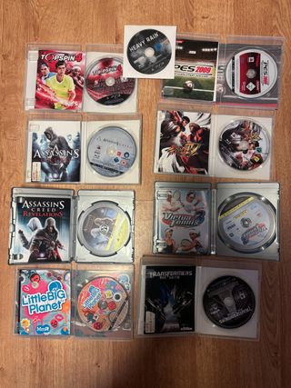 PS3 + 2 mandos + 8 juegos