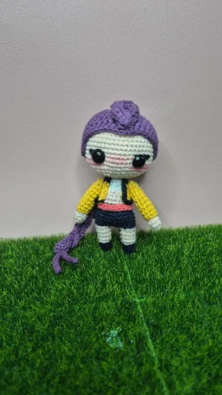 Amigurumi Rumi Kpop Demon Hunters fatto a mano