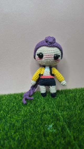 Amigurumi Rumi Kpop Demon Hunters fatto a mano