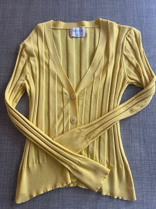 Cárdigan amarillo Compañía Fantástica Talla S