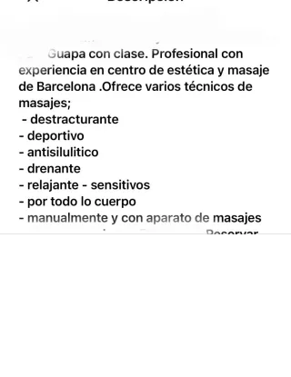 Masajista profesional