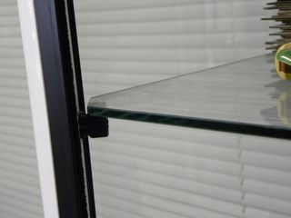 Vitrina expositora cristal y metal