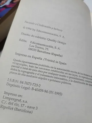 Facundo,Domingo f. Sarmiento 1995