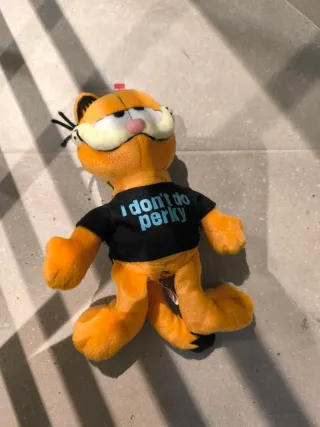 Peluche Garfield I don't do perky