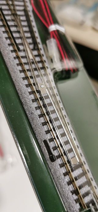 N-KATO Desvío eléctrico maqueta tren DC 2 hilos