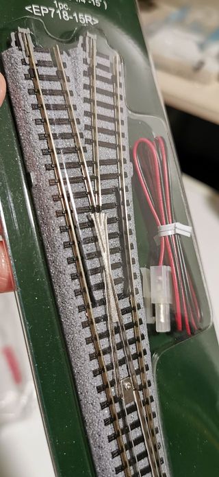 N-KATO Desvío eléctrico maqueta tren DC 2 hilos