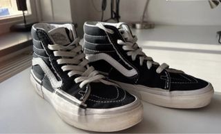 Botas Vans SK8-Hi Negras y Blancas