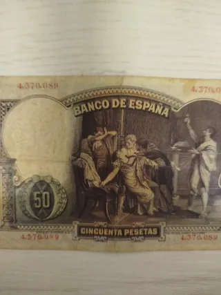 Billete 50 Pesetas Banco de España 1931