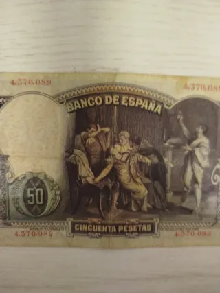 Billete 50 Pesetas Banco de España 1931