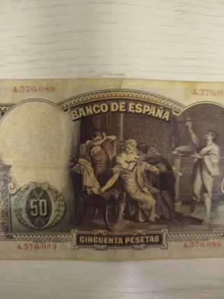 Billete 50 Pesetas Banco de España 1931