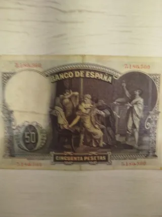 Billete 50 Pesetas Banco de España 1931