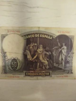 Billete 50 Pesetas Banco de España 1931
