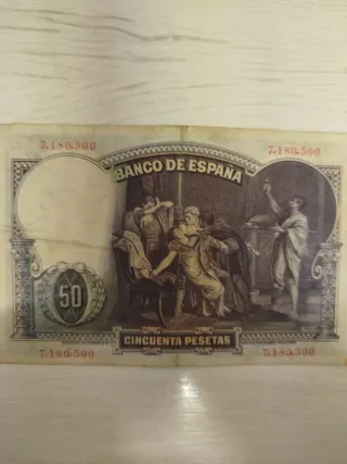 Billete 50 Pesetas Banco de España 1931