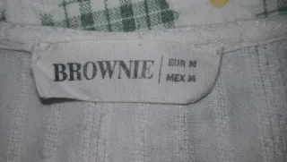 Blusa Brownie manga larga talla M