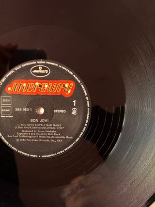 Vinilo Bon Jovi - You Give Love A Bad Name