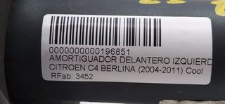 AMORTIGUADOR DELANTERO IZQUIERDO CITROEN C4 BERLINA (2004-2011) Cool