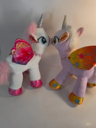 2 Unicornios Peluche con Alas
