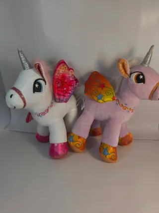 2 Unicornios Peluche con Alas