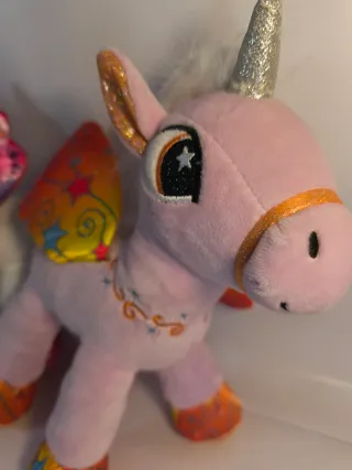 2 Unicornios Peluche con Alas