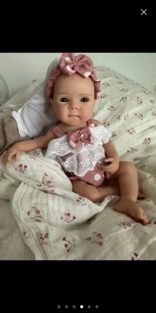 Bebé Reborn Silicona Flexible 33cm