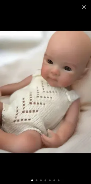 Bebé Reborn Silicona Flexible 33cm