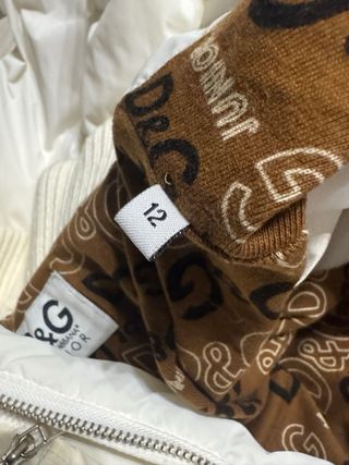 Piumino Dolce & Gabbana Bianco taglia 12 anni