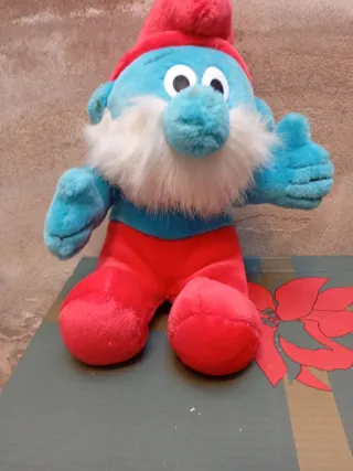 Peluche Papá Pitufo 30 cm con sonido