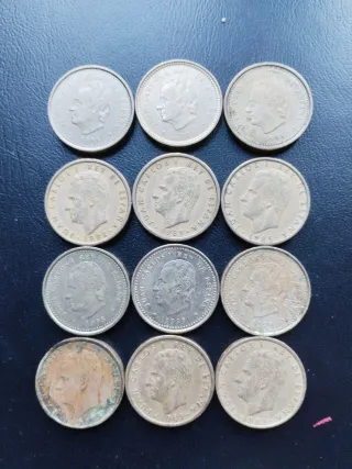 Lote 12 monedas 100 pesetas