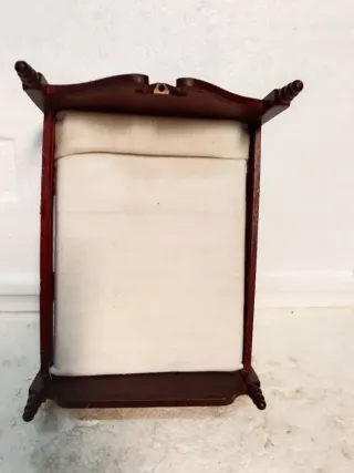Miniatura casa bambole letto
