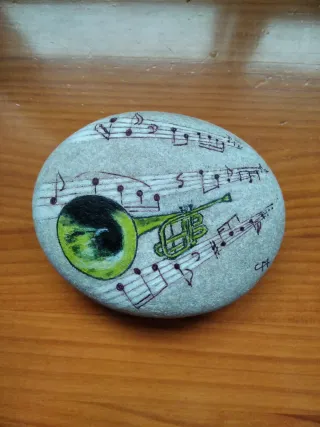 Piedras pintadas a mano (3 unidades)