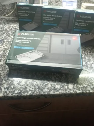 Bandeja magnética pinzas, tornillos