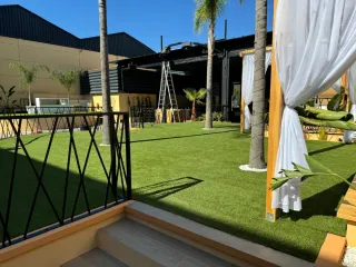 Instalación césped artificial