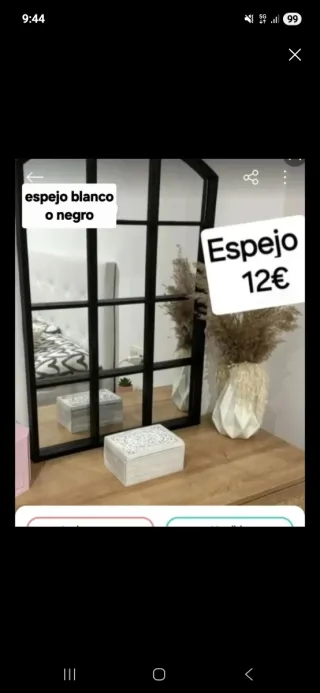 Espejo negro 12€