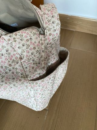 Bolso cambiador bebé estampado floral