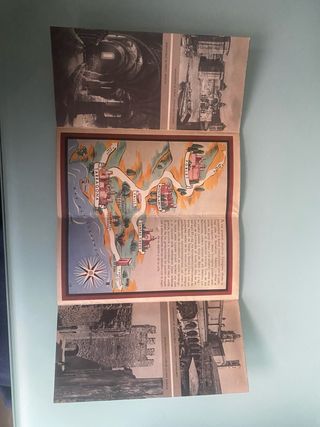 CIUDAD DE TARRAGONA FOLLETO MAPA TURÍSTICO ANTIGUO