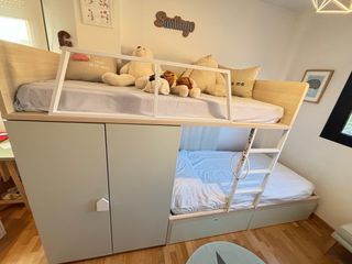 Litera tren con armario de Kenay