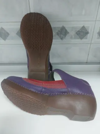 Zapatos El Naturalista Morado/Rojo Talla 40