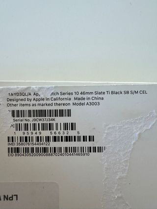 Apple Watch 10 46mm Titanio 100%