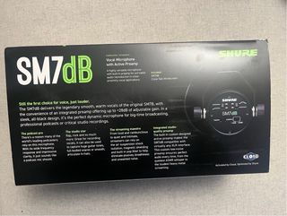 Micrófono Shure SM7dB Vocal  (ORIGINAL - NUEVO)