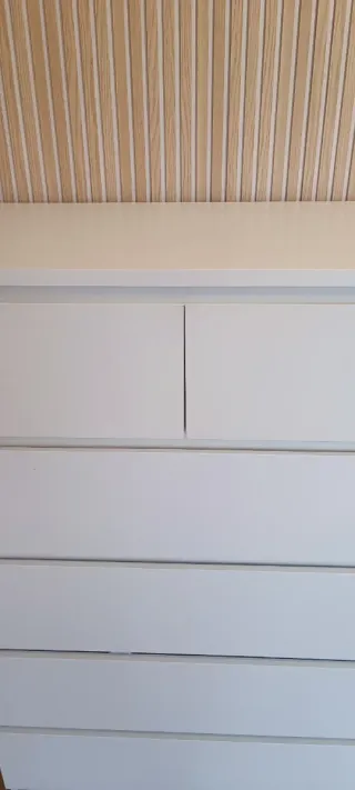 Cómoda 6 cajones Malm blanca Ikea