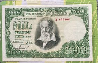 Billete 1000 Pesetas Banco de España 1951
