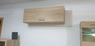 Muebles modulares comedor color madera