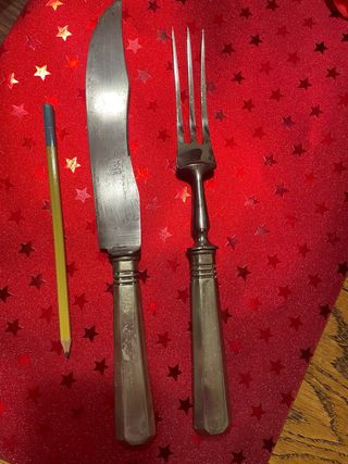 Set cubiertos trinchar años 60