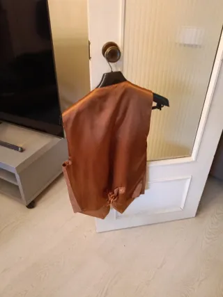 Chaleco Affini Ante Marrón