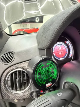 Abarth 500 Manómetro Reloj 6 en 1 80mm OEM