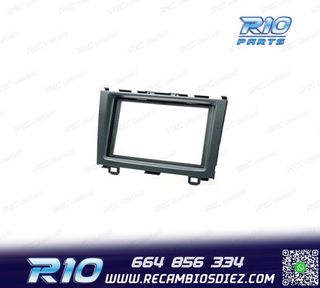 MARCO NEGRO RADIO 2-DIN PARA HONDA CR-V 07-11