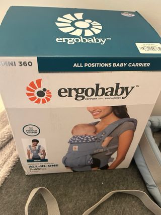 Mochila Portabebés Ergobaby Floral Azul