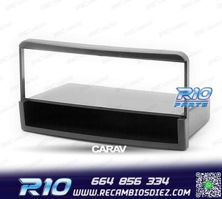MARCO NEGRO RADIO 1-DIN PARA FORD FIESTA FOCUS GALAXY MONDEO