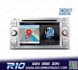 RADIO GPS ANDROID 12 PARA FORD FOCUS C-MAX FIESTA GALAXY KUG